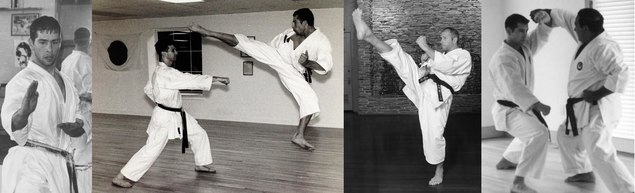 Images of Rob DeAngelis Practicing Karate